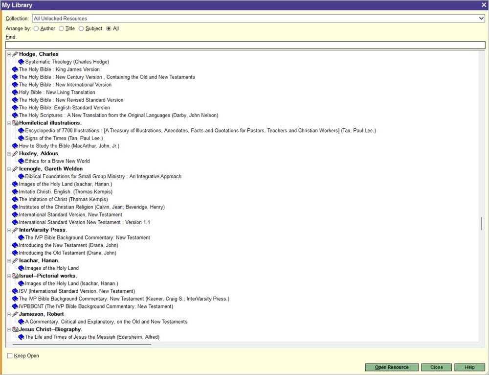 Logos Bible Scholar's Library software (DVD for Windows)