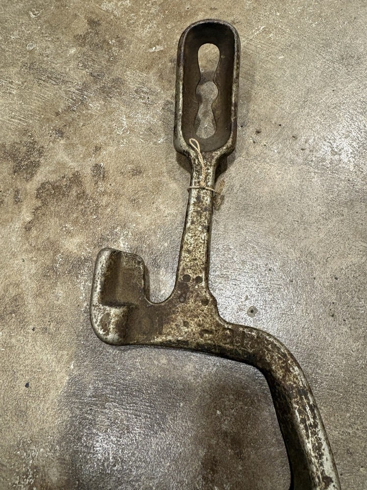 vintage adjustable hackamore bridle Only 1 Half - Rare (heavy)
