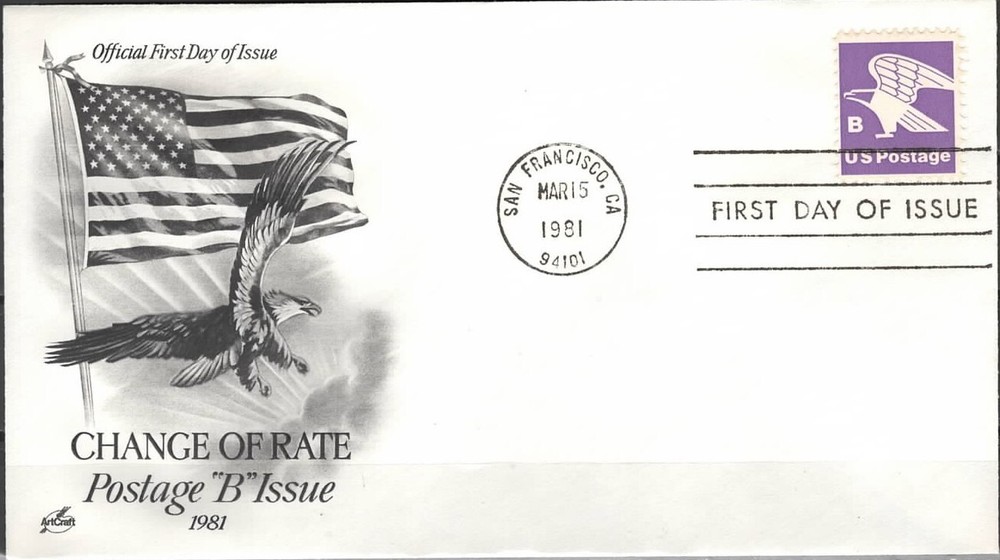 US Scott #1818, Art Craft Cachet First Day Cover