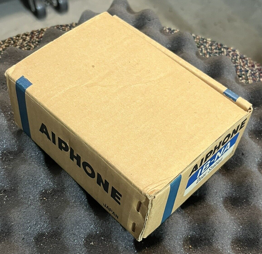 (1) Aiphone Door Station Model IB-NA Flush Mount Door Call Intercom. NOS.