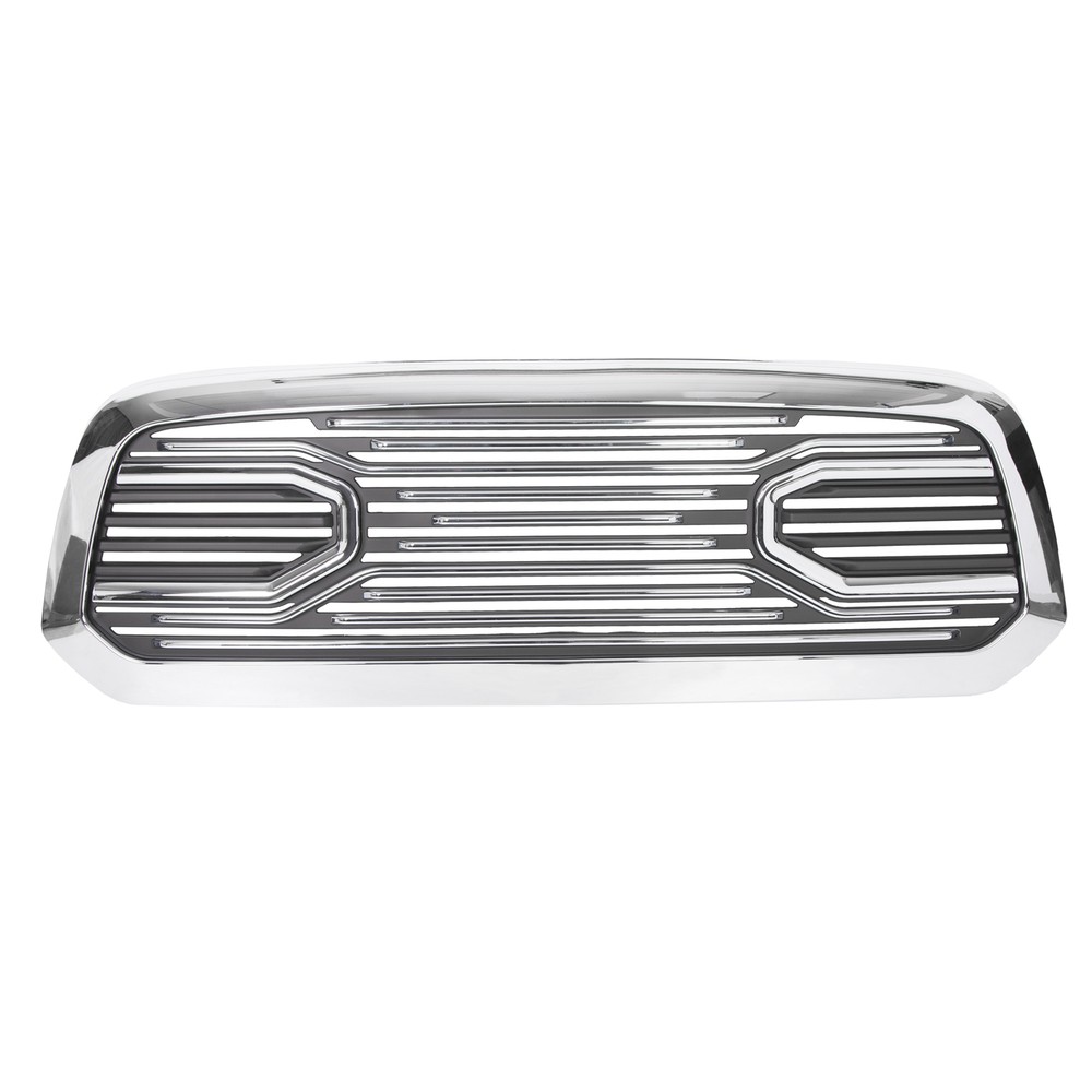Front Bumper Grille & Shell Chrome Grill For 2013 2014-2017 2018 Dodge RAM 1500