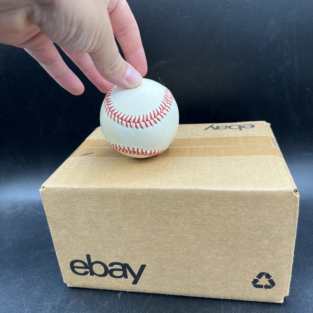 Vintage Bobby Tolan Autographed Baseball