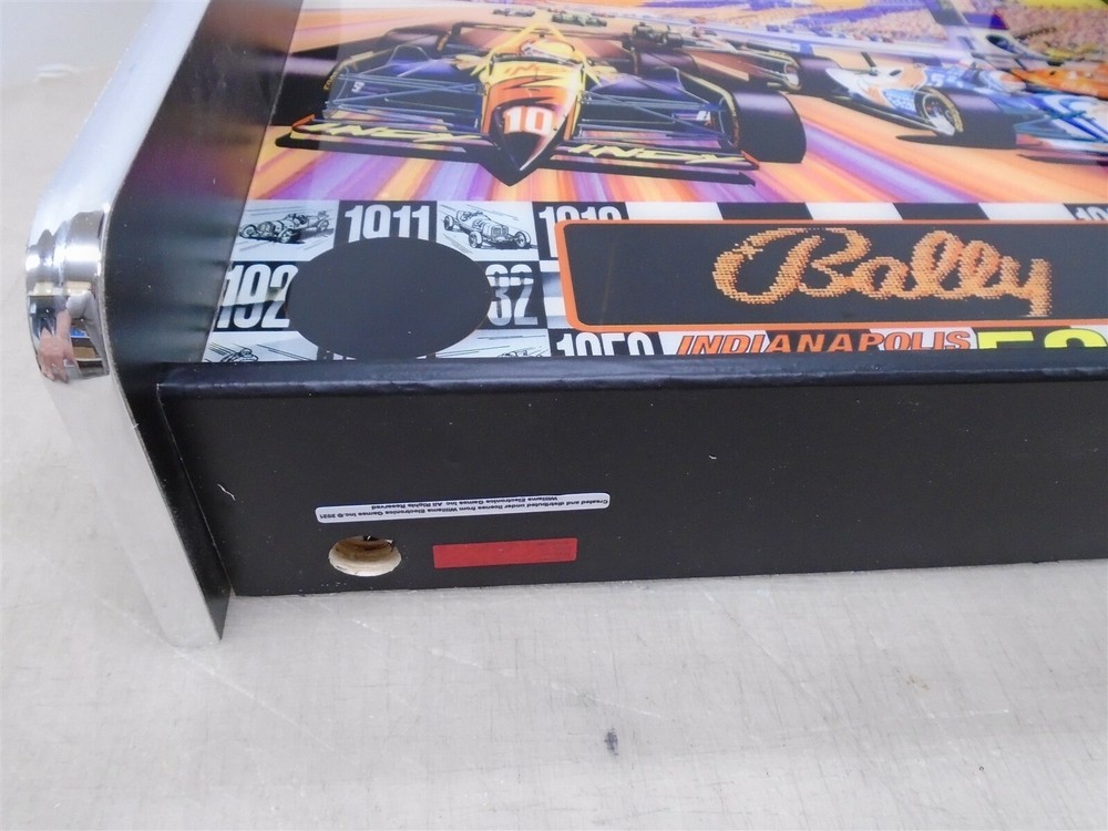 Bally Indianapolis 500 Pinball Head LED Display light box