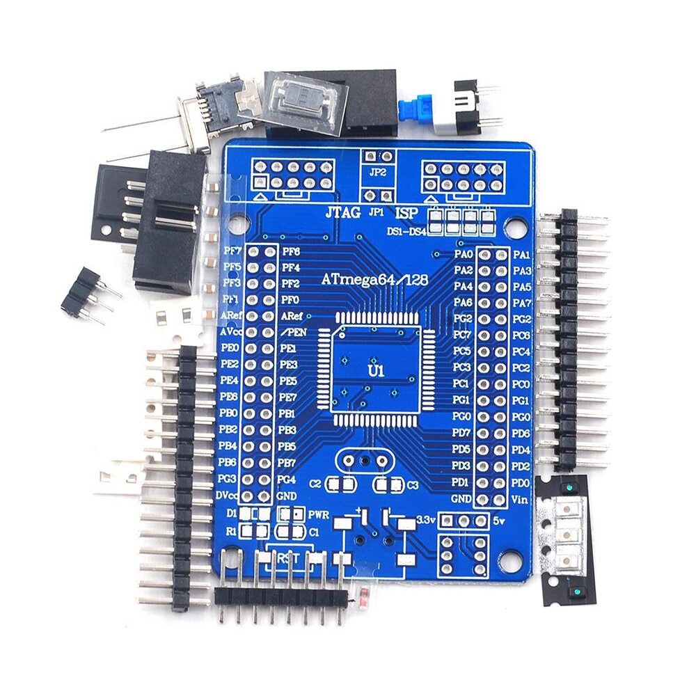 1PCS ATmega128 Development Board Learning Board Core Board Kit