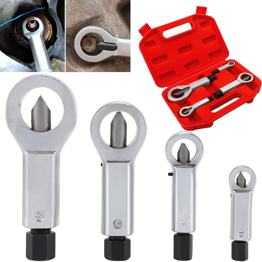 9-27mm Nut Splitter Breaker Set Nut Remover Extractor Adjustable Cracker Tools