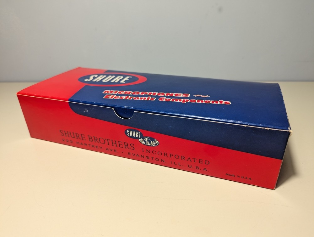 *BOX + PACKAGING ONLY,* Shure Model 585SB Unisphere A