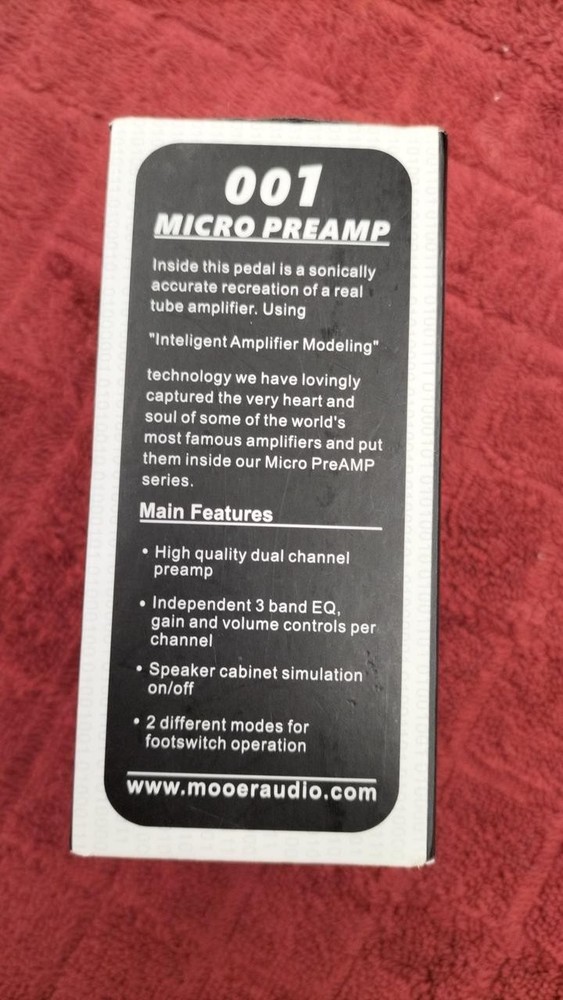 MOOER / MICRO PREAMP 001 (260425)