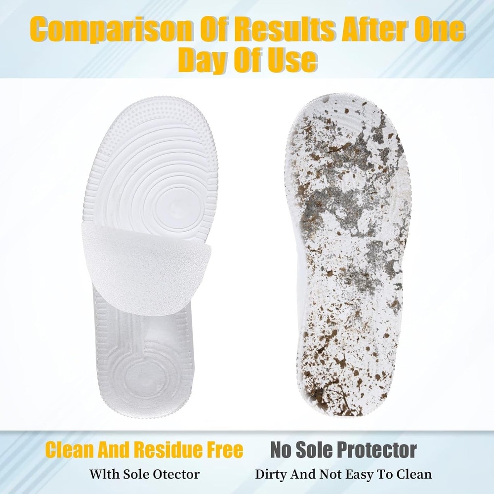 4pcs Sole Protector for Sneakers - Premium Shoe Protector, Non-Slip