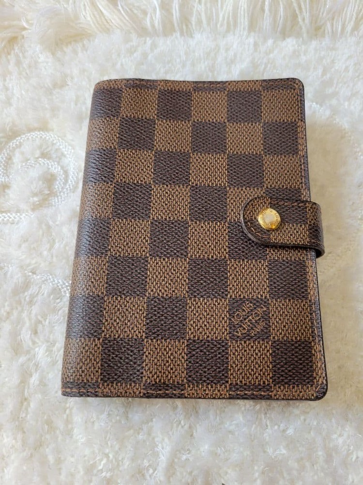 Used Louis Vuitton Damier notebook cover