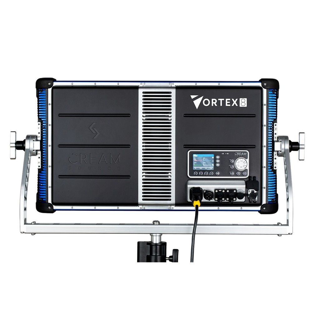 Creamsource Vortex8 Soft 2x1 RRGBBW 650W LED Light with Yoke, Dome Diffuser and