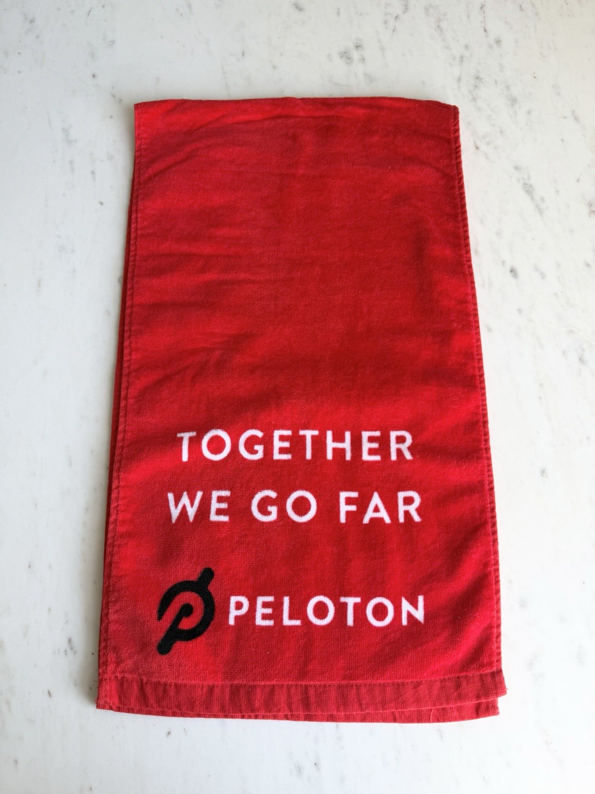 PELOTON Sweat Workout Gym Towel Red 42x12 (New - No Packaging)