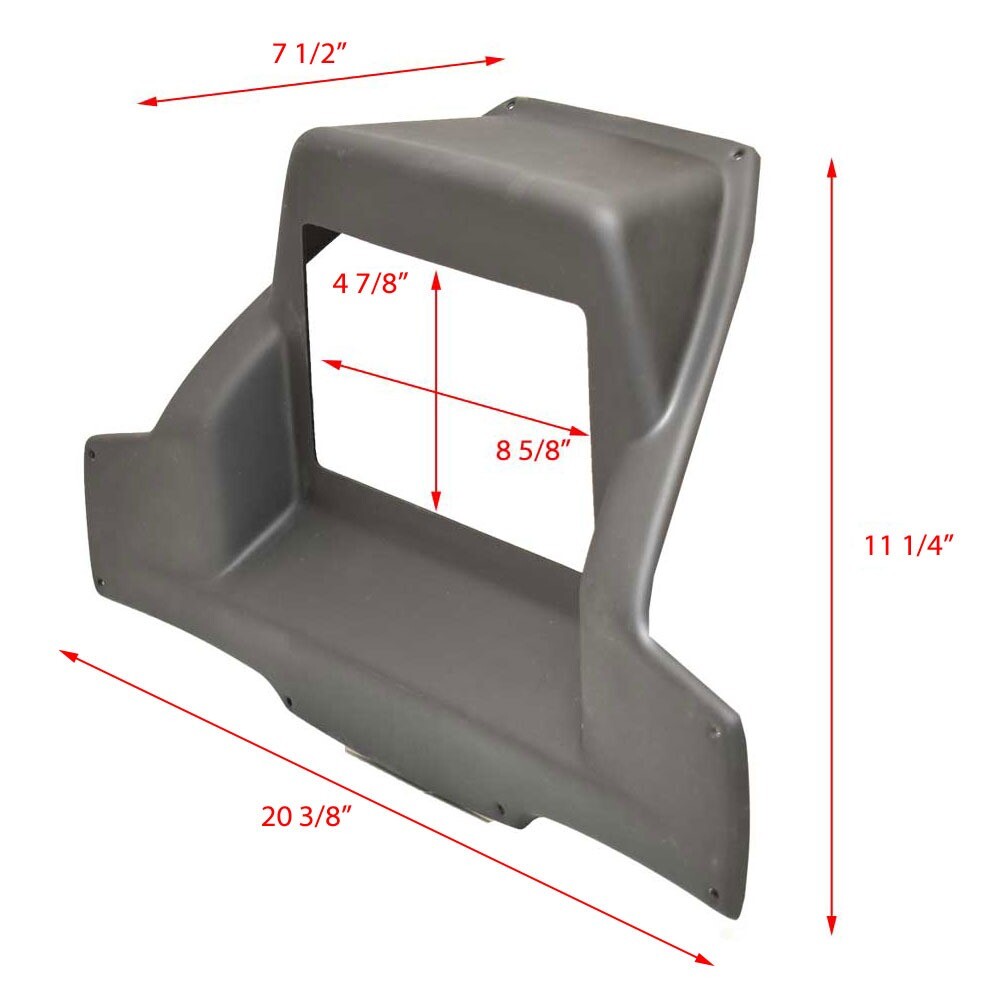 Tahoe Boat Blank Gauge Dash Panel 188232 | 700 Limited