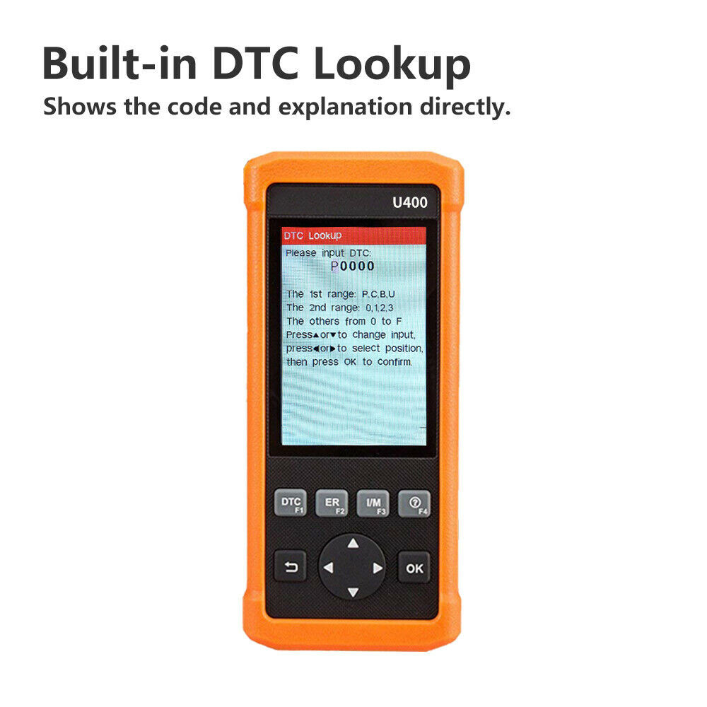 LAUNCH U400 OBD2 Scanner Code Reader Injection ENGINE System OIL EPB Diagnostic