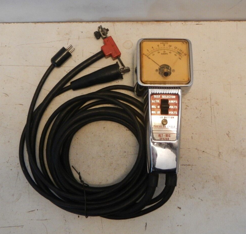 Kal Equip MOTOR TESTER ENGINE ANALYZER Alternator Regulator Voltage Tester T143