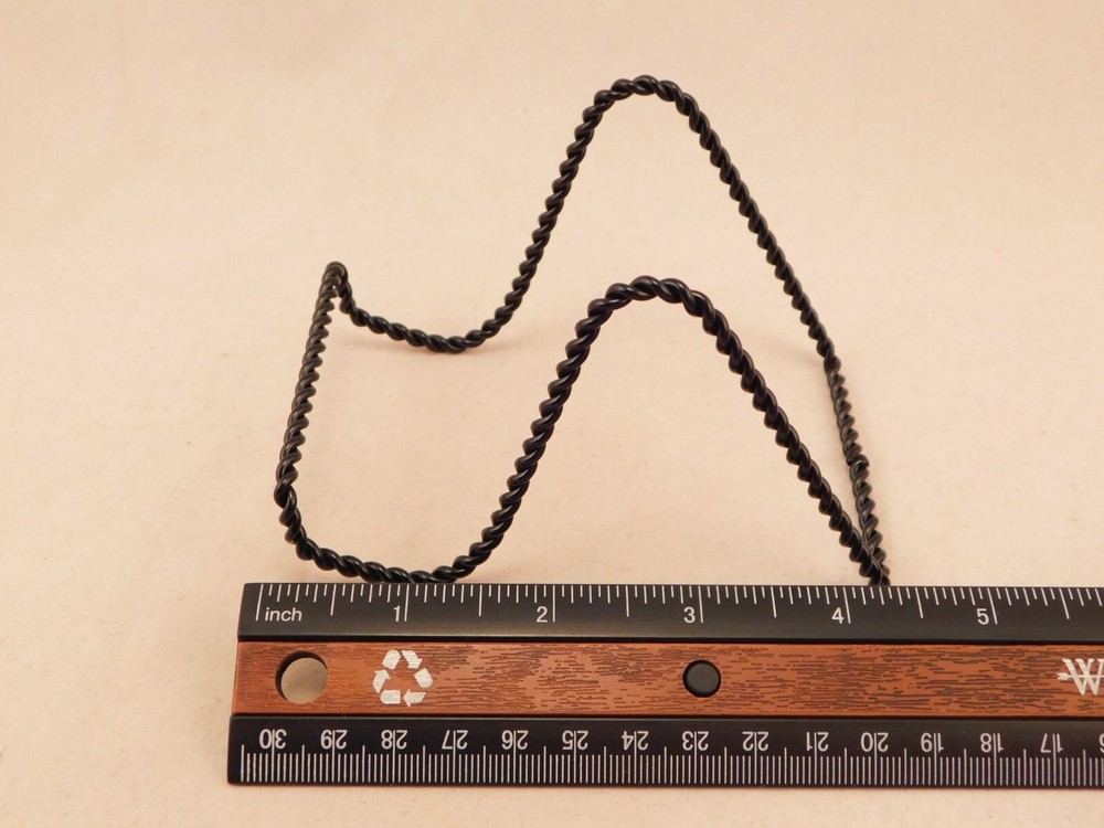 Easel Display Stand Black Metal SMALL Size TWIST Design