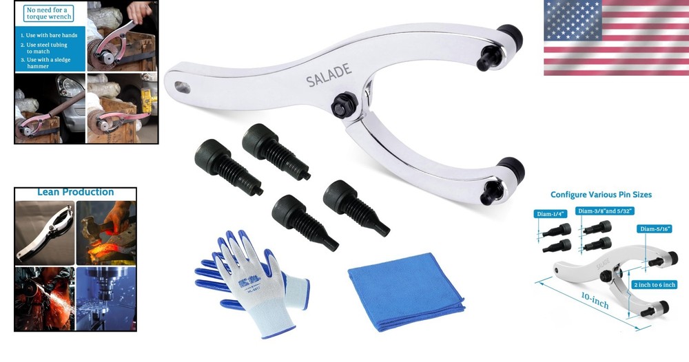 Professional Grade Spanner Wrench - Hydraulic Cylinder Nut