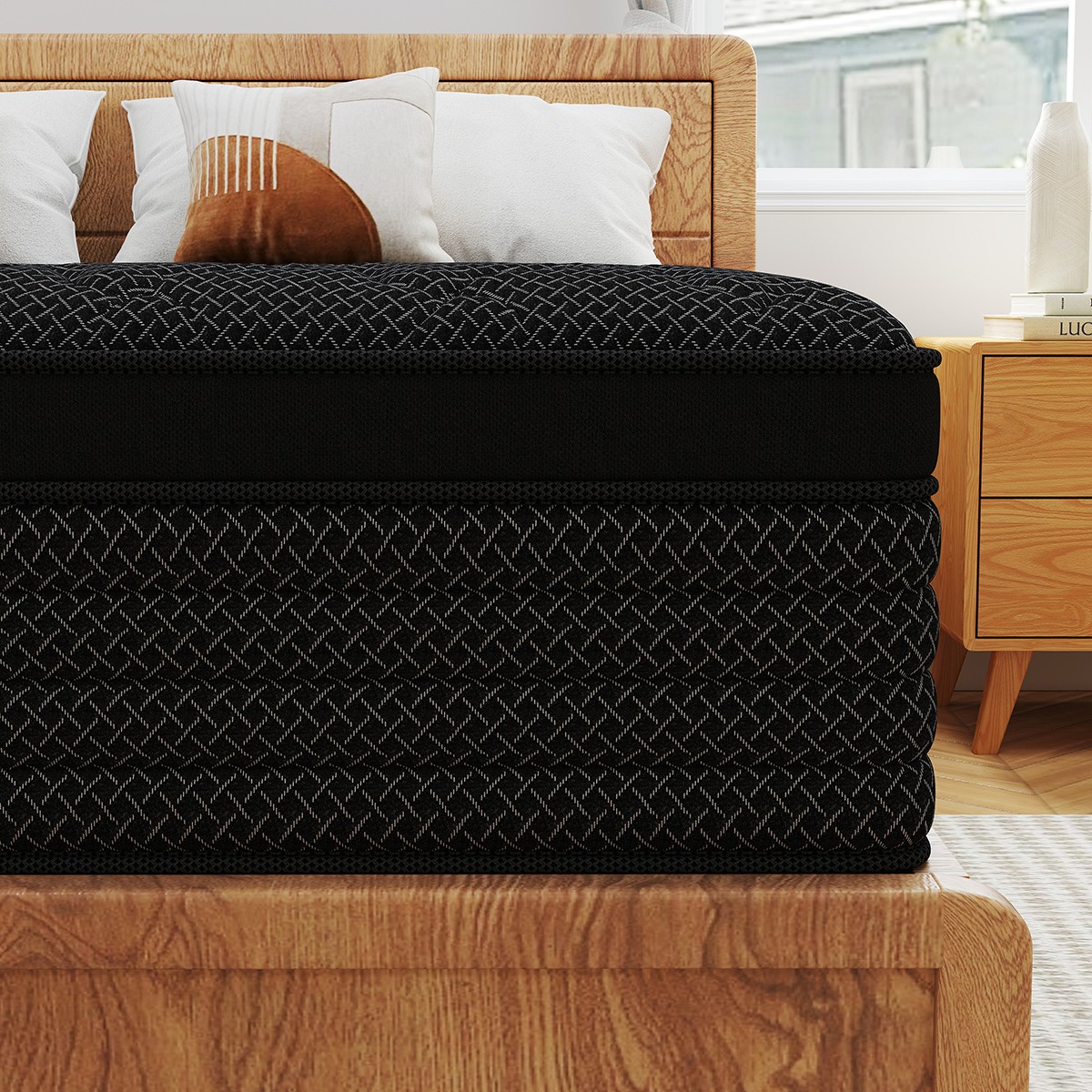 12" 14" Twin Full Queen King Mattress Gel Memory Foam Hybrid Spring Bed In a Box