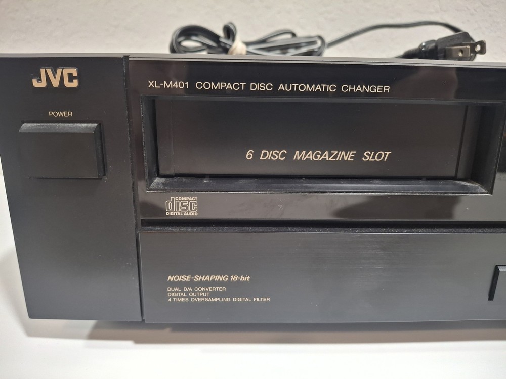 JVC Model XL-M401 6 Disc Compact Disc Automatic Changer Works! No Remote!