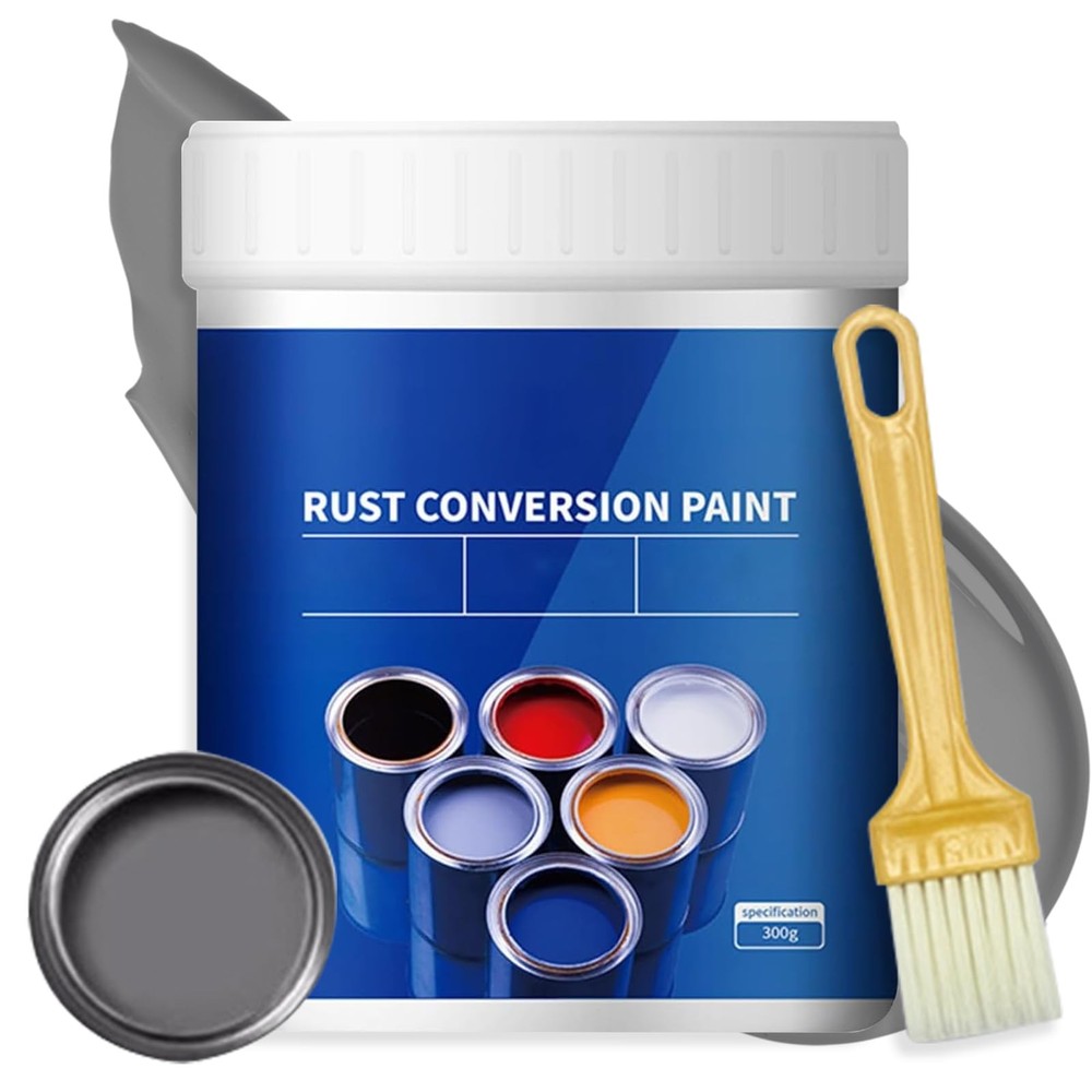 Rust Converter For Metal, Converter, 300g Weatherproof Gray