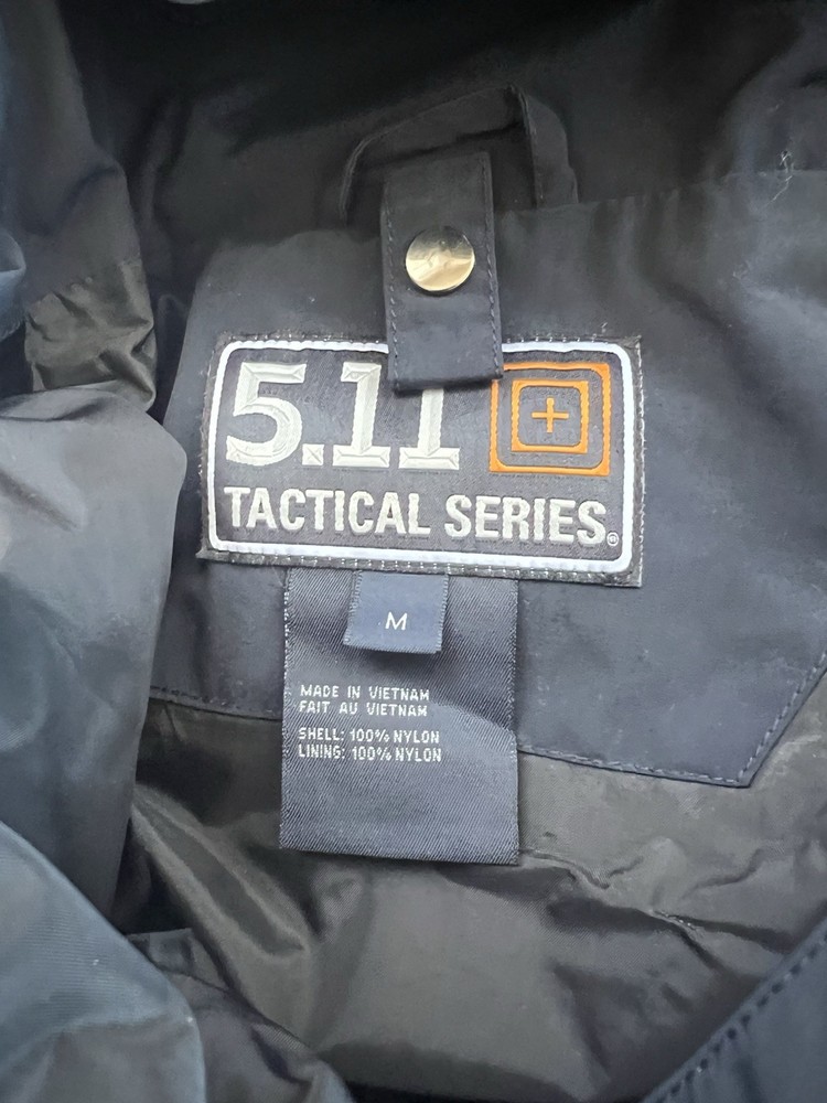 5.11 Tactical Responder Parka Jacket Men Size Medium Waterproof Shell Reflective