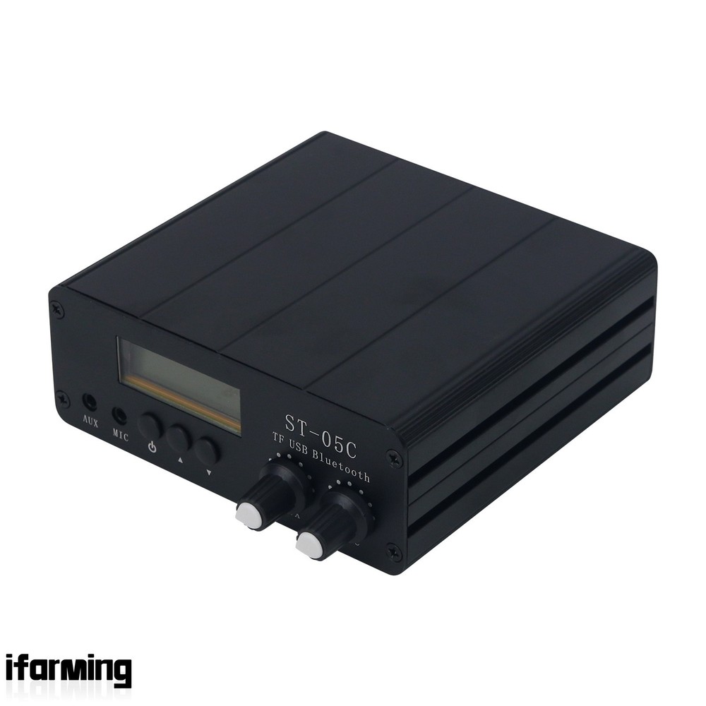 ST-05C 0.2W 77-108MHz Bluetooth TF Card Stereo FM Broadcast Transmitter+Antenna