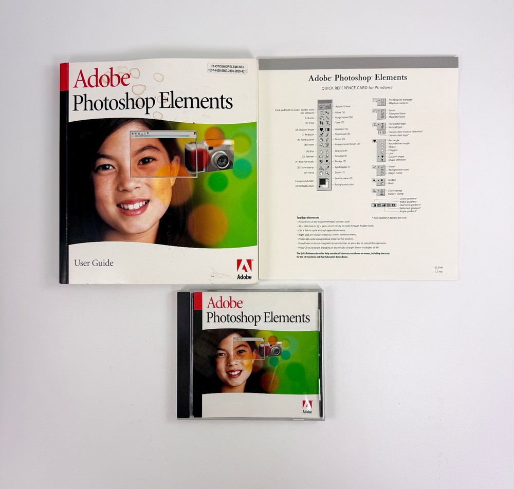Photoshop Elements with User Guide/Reference Card for Windows 95/98