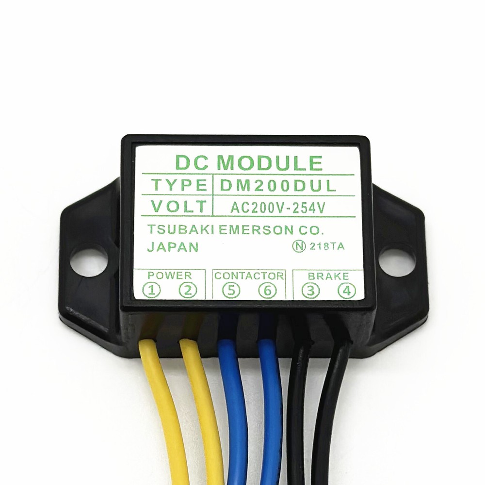 Japan Tsubaki DC Rectifier MODULE DM200DUL AC200V-254VBrake Rectifier