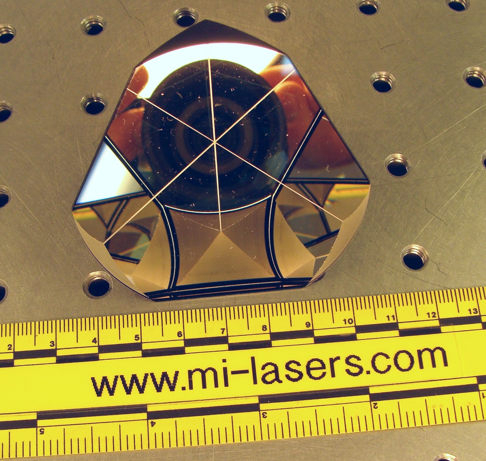 NEW CORNER CUBE TRIHEDRAL PRISM retroreflector laser rangefinder target