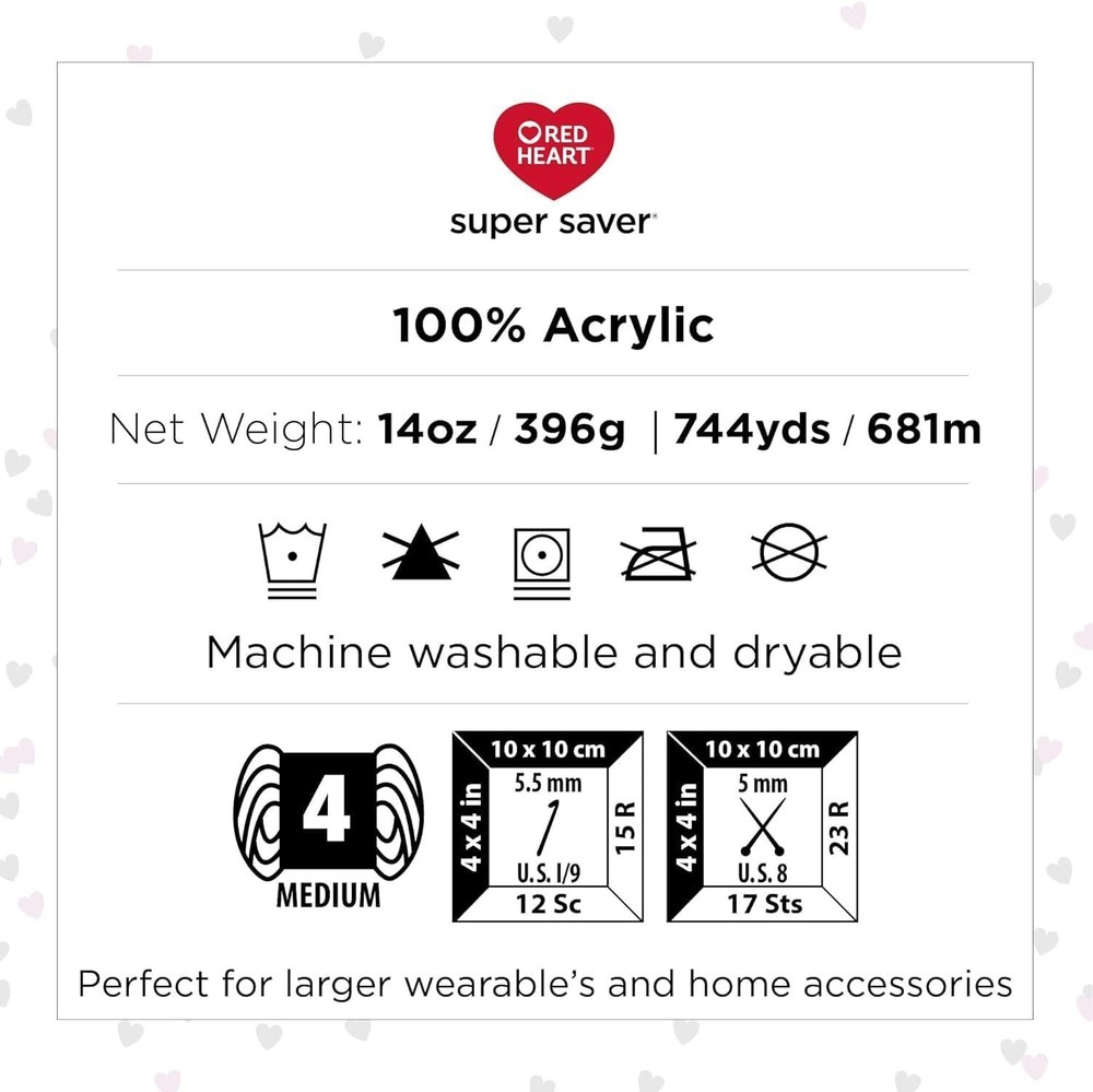 Red Heart Super Saver Yarn Blue-Tiful