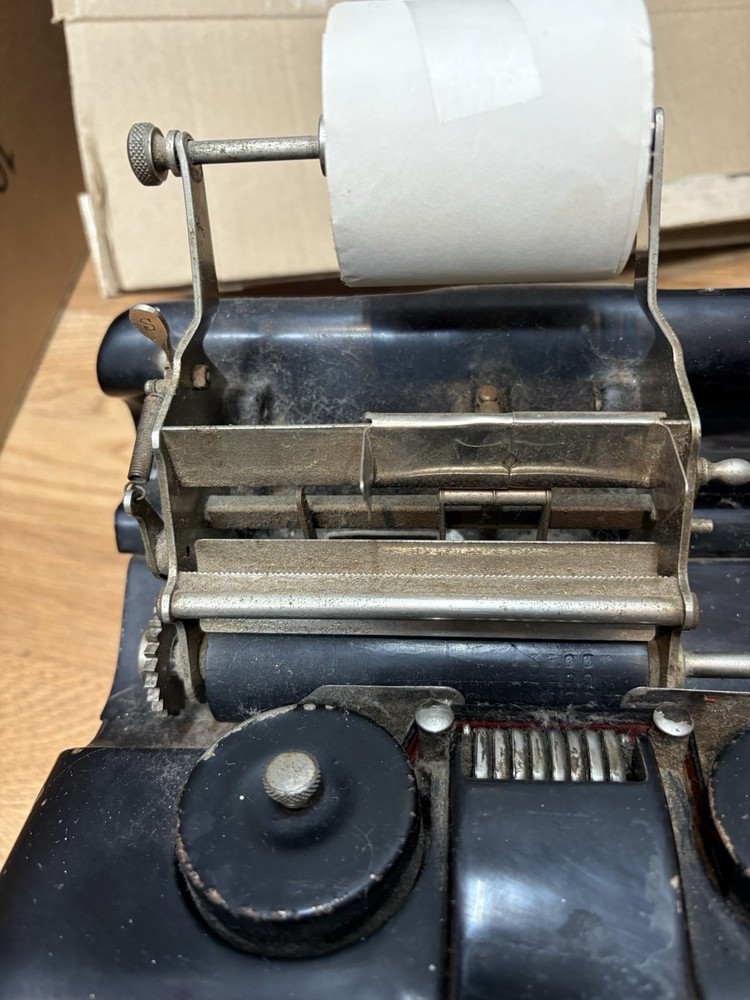 Antique Burroughs Adding Machine. Untested. Sold As Is. For Parts Only