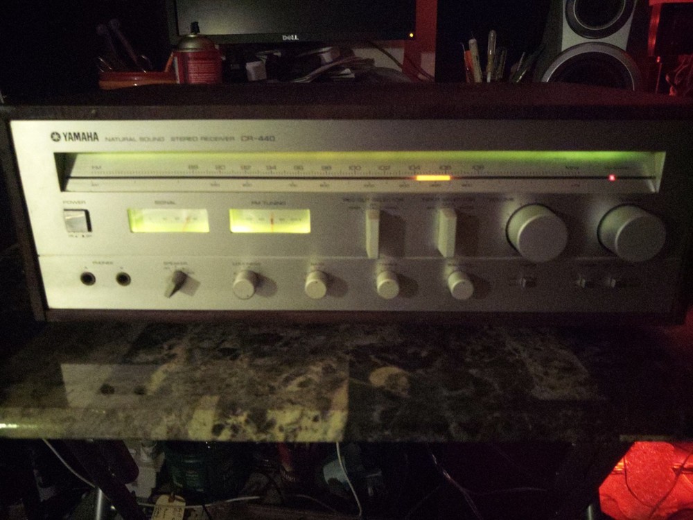 YAMAHA CR440 RECEIVER*NICE* Fully Functioning - Relamped - Controls cleaned.