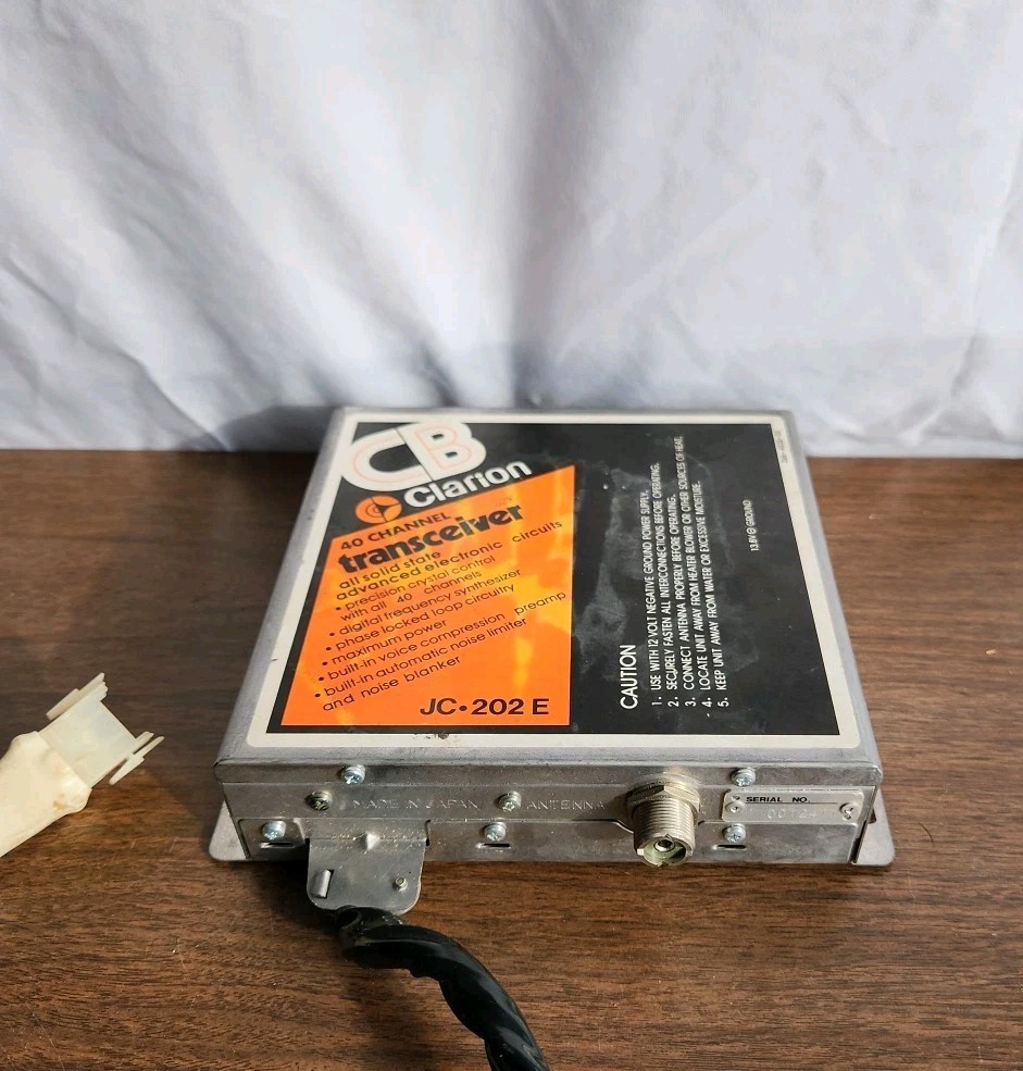 Clarion JC-202 E 40 Ch CB Transceiver Car Stereo Module Vintage