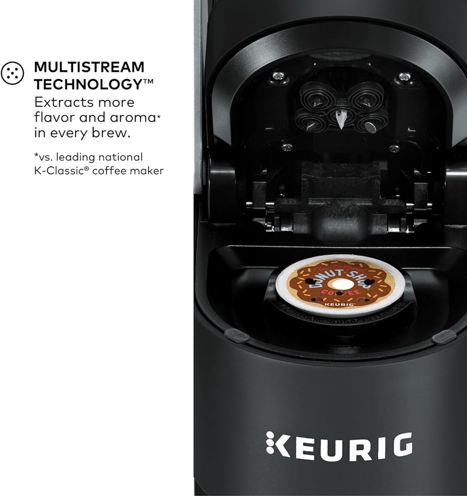 K-Supreme Single Serve K-Cup Pod Coffee Maker, Multistream Technology, 4 Brew Si