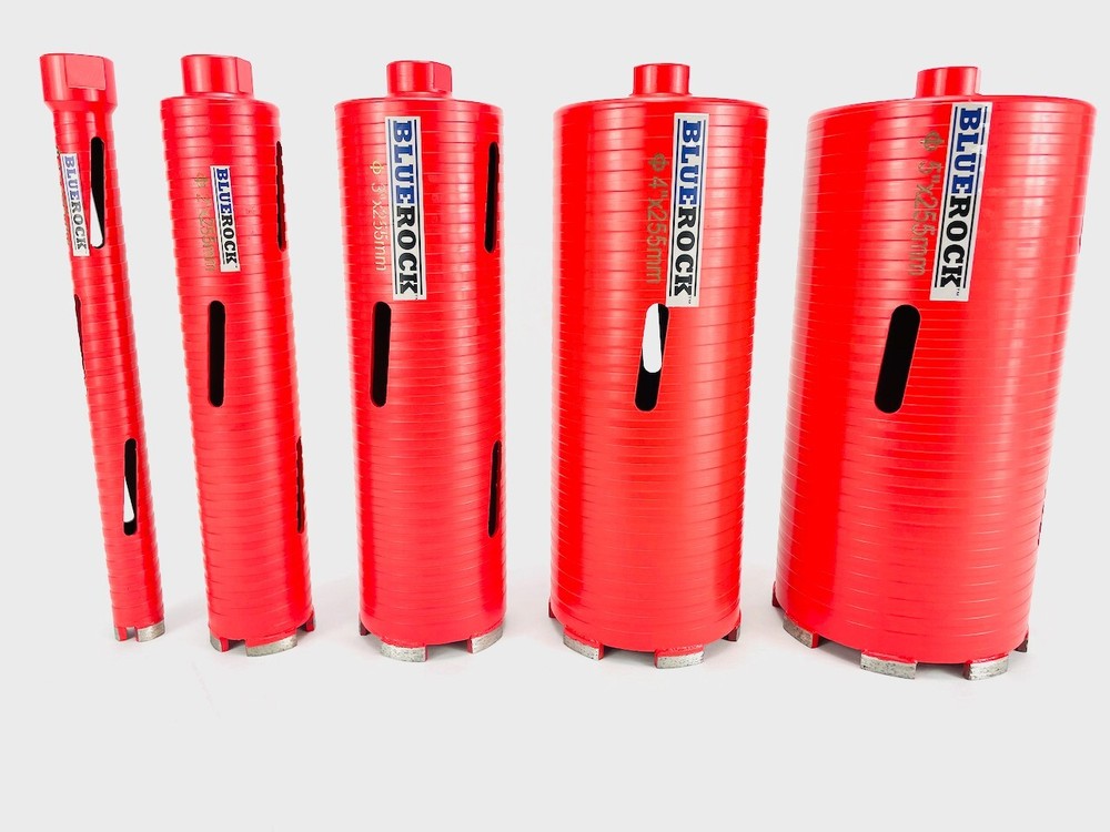 DRY Type 1"-5" Set Diamond Coring Bit - Concrete Core Drill by BLUEROCK ® Tools