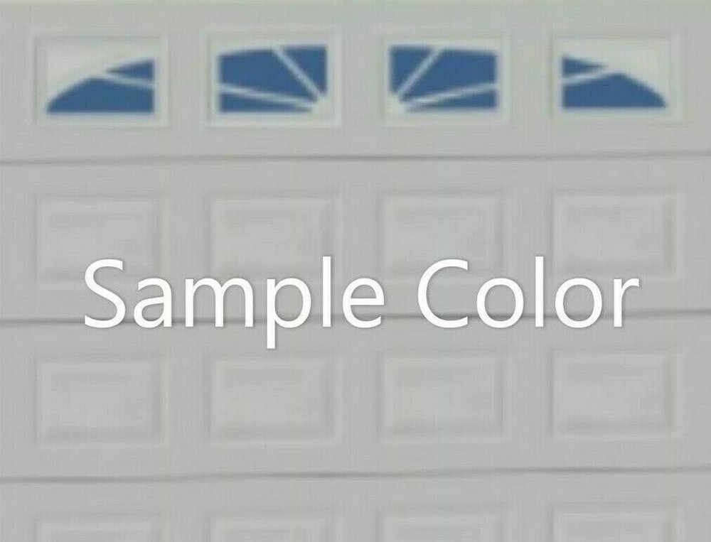 4 Amarr Sunray Replacement Inserts for Amarr Short Panel Garage Doors Mahogany