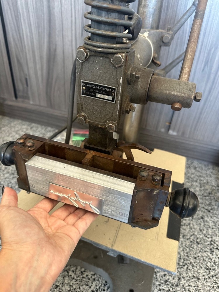Kwikprint Hot Stamping Machine Model 86