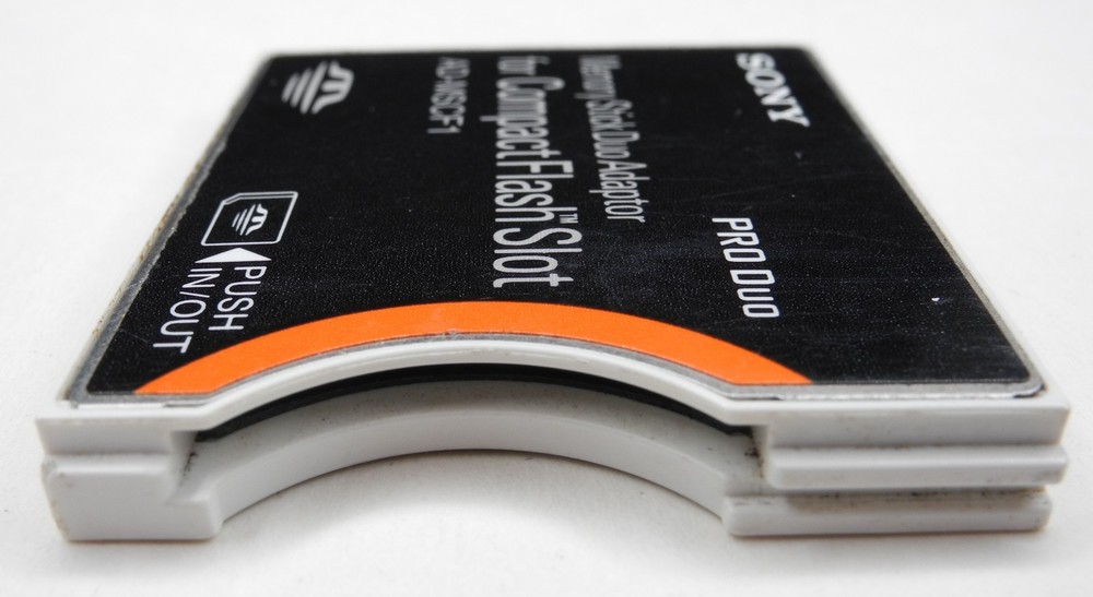 (READ!!!) Sony AD-MSCF1 Memory Stick Duo Adapter To CF Compact Flash Type II