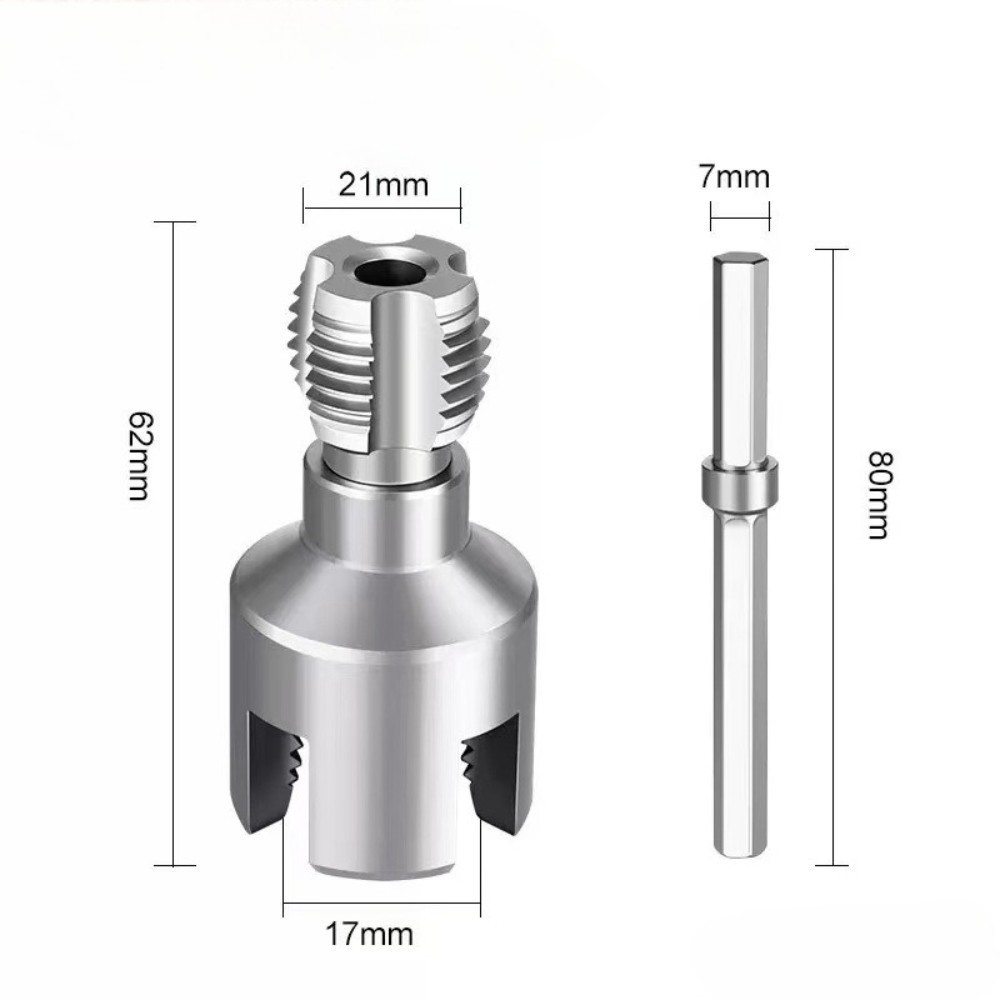 PVC Pipe Threading Cutter Kit Integrated Internal & External Pipe Threading Tool