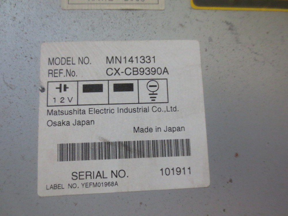 Matsushita 6-disc CD changer model MN141331 Untested