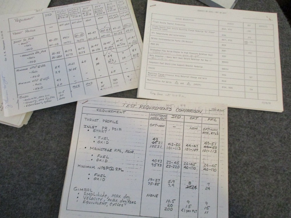 1978-80 NASA MSFC SPACE SHUTTLE PRELIMINARY FLIGHT CERTIFICATION INFO+AWARD CERT