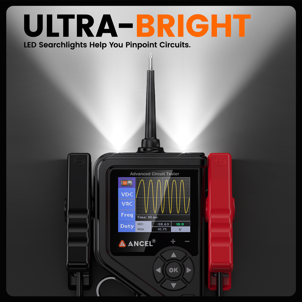 8-35V Power Circuit Probe Injector Tester Component Test Oscilloscope Multimeter