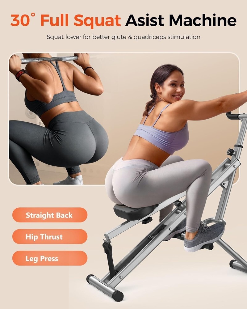 330-POUND CAPACITY SQUAT MACHINE FOR HOME USE - NEW & SHIPS FREE!