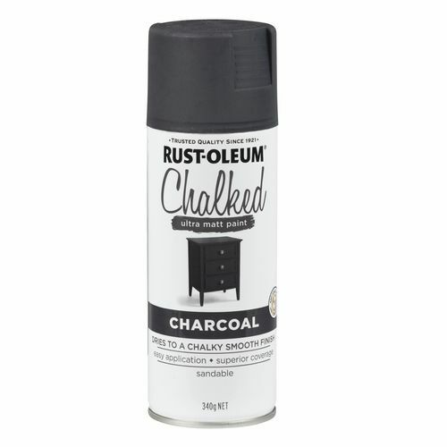 Rust-Oleum 340g Chalked Ultra Matt Charcoal Spray Paint