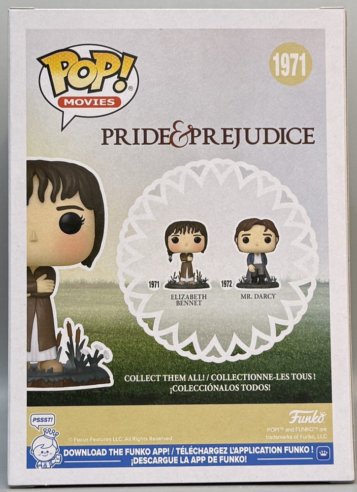 Funko Pop! Pride and Prejudice Elizabeth Bennett #1971