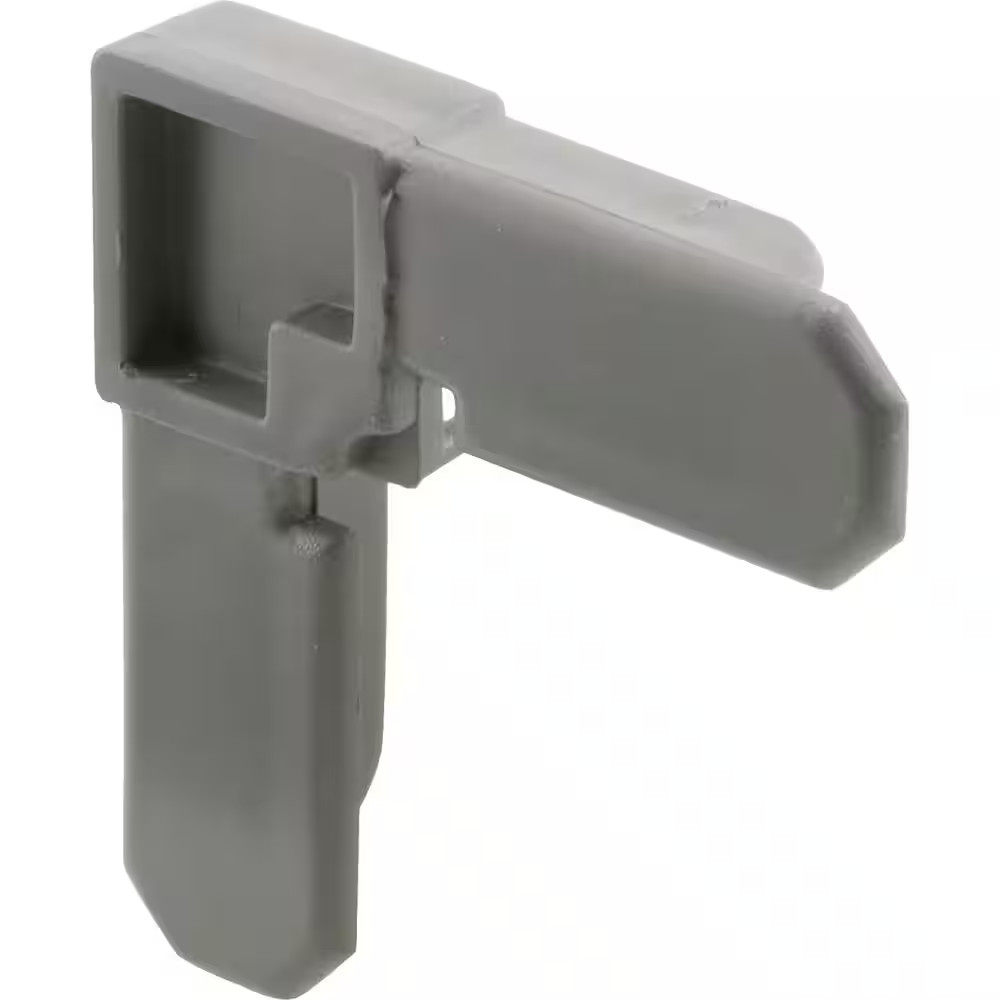 Screen Frame Corner, 3/8 In. X 3/4 In., Gray Plastic (50-Pack)