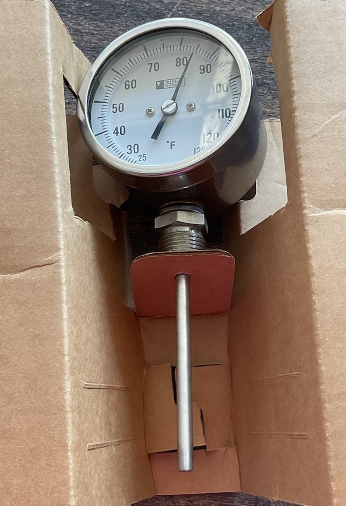 Weksler 3504 3” Dial 4” Stem Thermometer - NIB