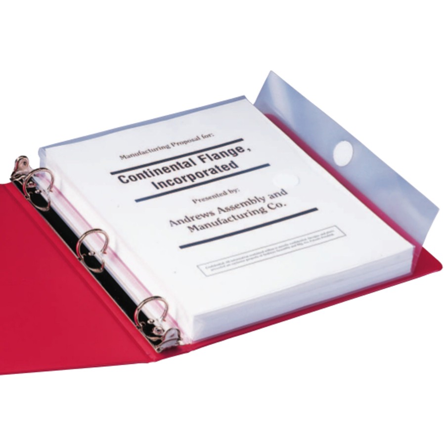 Smead 89500 Clear Poly Three-ring Envelope - Poly - 1 / Pack - Clear (SMD89500)