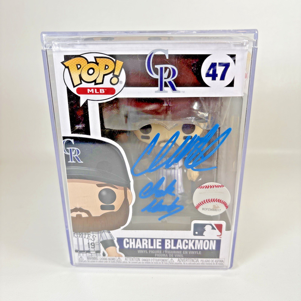 CHARLIE BLACKMON AUTOGRAPHED POP FUNKO! in Protector