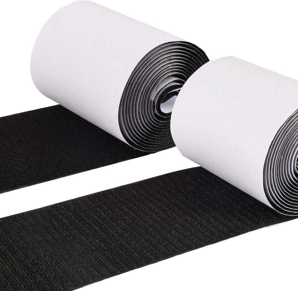 Hook and Loop Tape, Strips with Adhesive Nylon Self Adhesive Strips 4 Inch X 9Ft