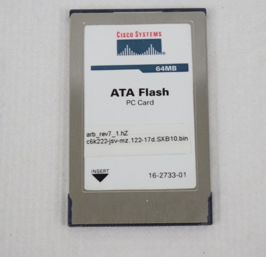 Cisco System 16-2733-01 ATA Flash PC Card 64MB